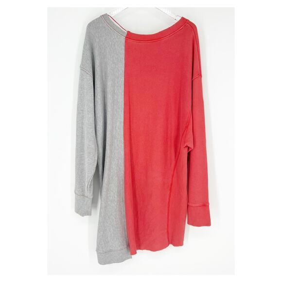 Free People Coloring In Sweatshirt Dress L Poppi - Picture 3 of 7